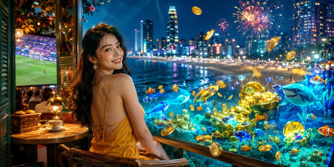 Người dùng Việt Nam thư giãn tại quán cà phê và kiểm tra ưu đãi casino trên điện thoại